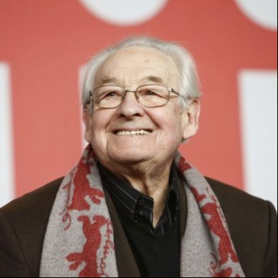 Andrzej Wajda looks