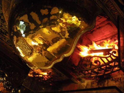fire place at infant de sagros