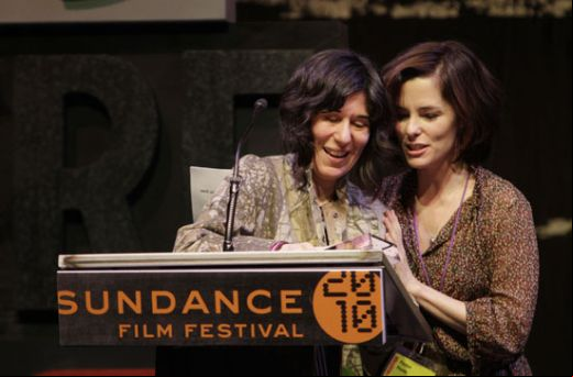Parker Posey hands Debra Granik the Grand Jury Prize